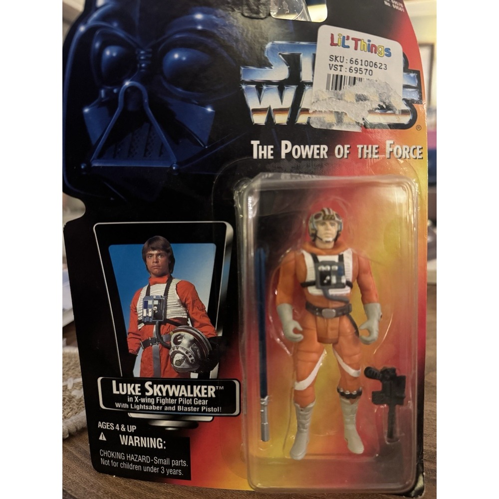 Star Wars Luke Skywalker X-Wing Fighter‎ Pilot Gear Red Card - Long Saber POTF